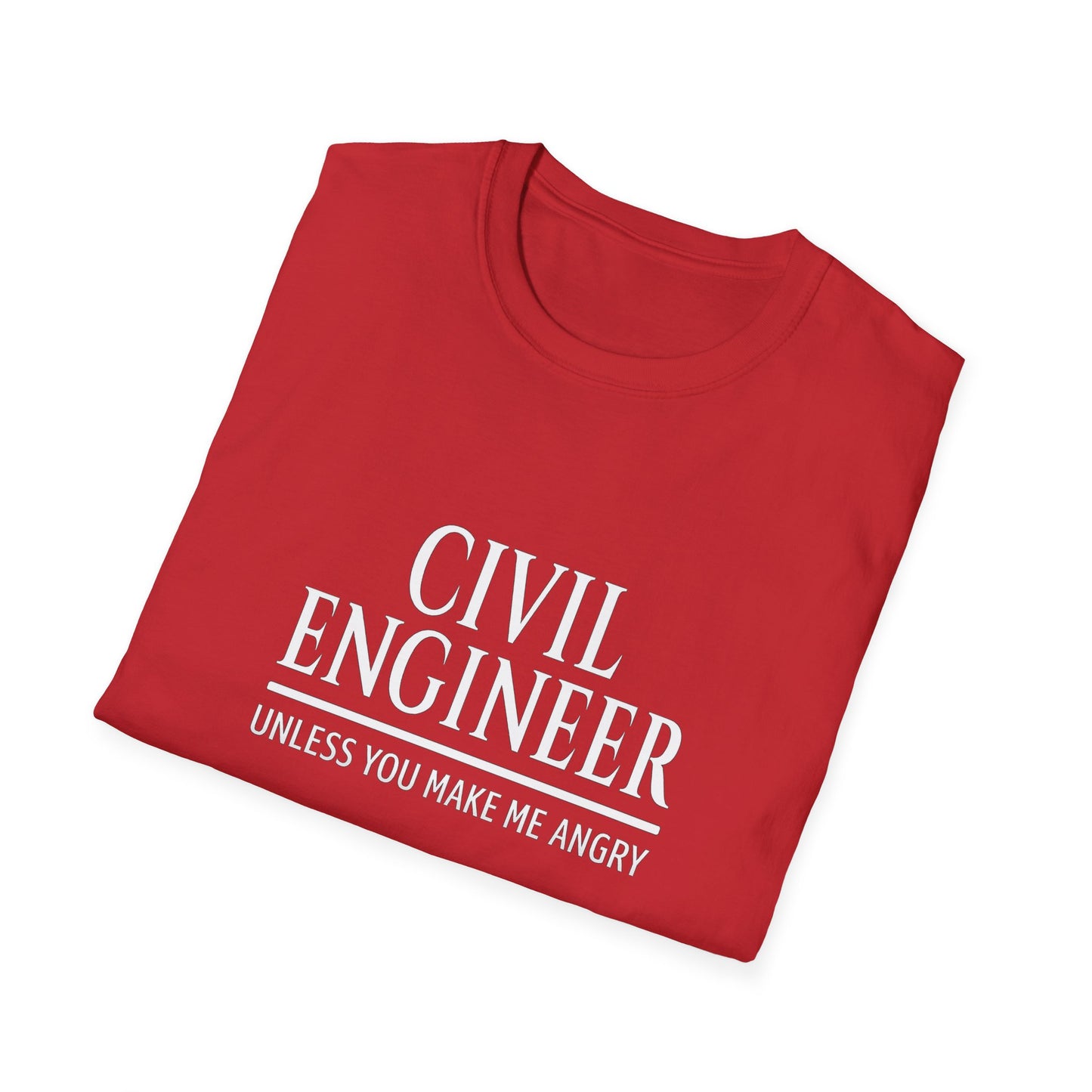 Unisex T-Shirt for Civil Engineer - Witty Design