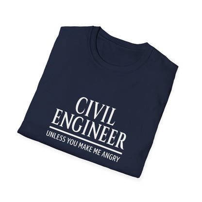 Unisex T-Shirt for Civil Engineer - Witty Design