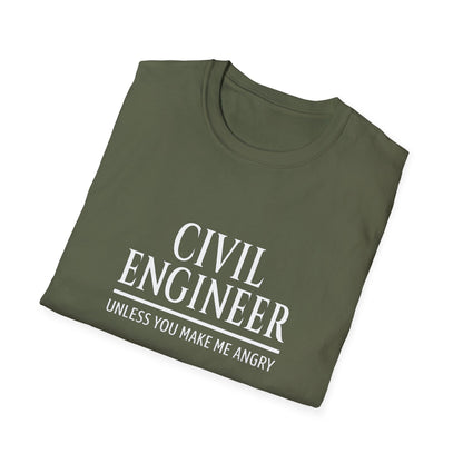 Unisex T-Shirt for Civil Engineer - Witty Design
