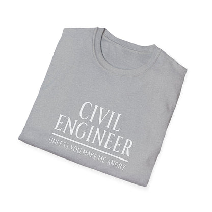 Unisex T-Shirt for Civil Engineer - Witty Design