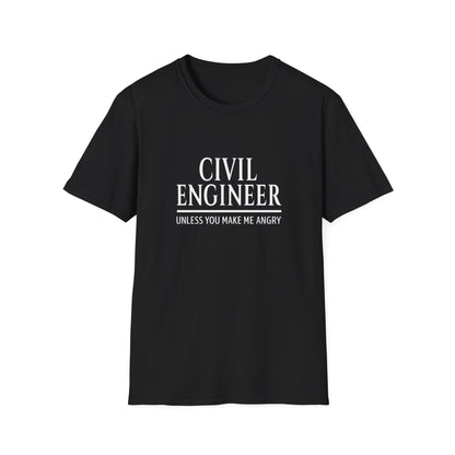 Unisex T-Shirt for Civil Engineer - Witty Design